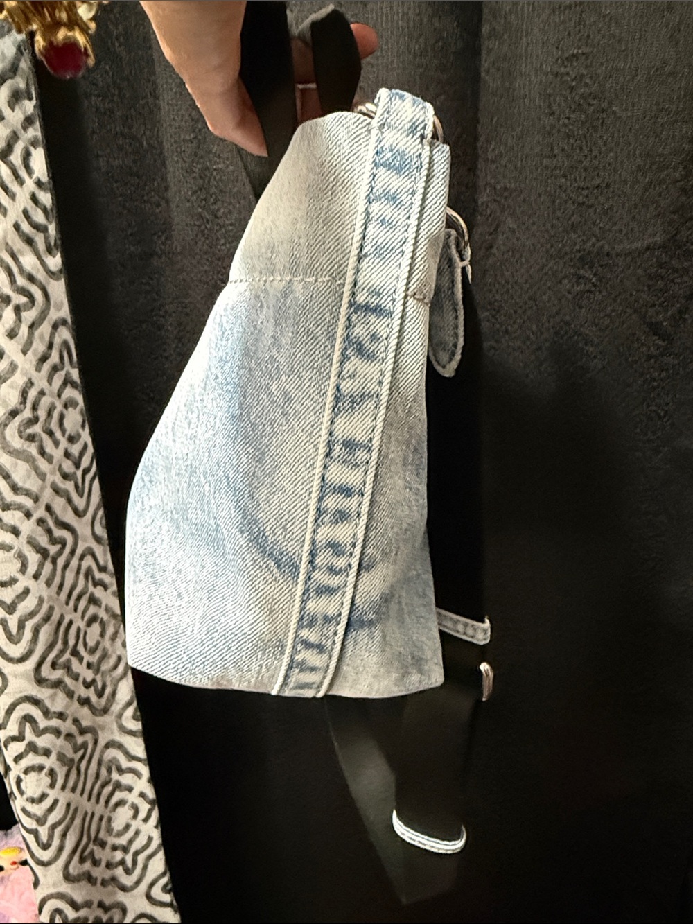 Coach Loved denim mini tour tote bag - Picture 3 of 12